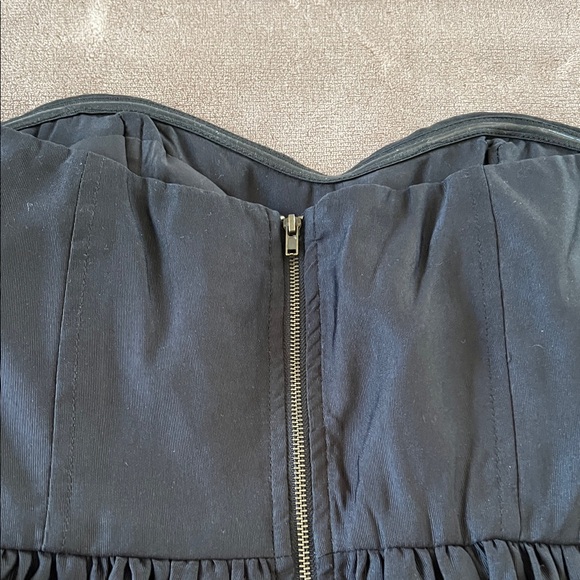 Forever 21 Strapless Black Mini Dress with Pink Floral - Picture 5 of 12